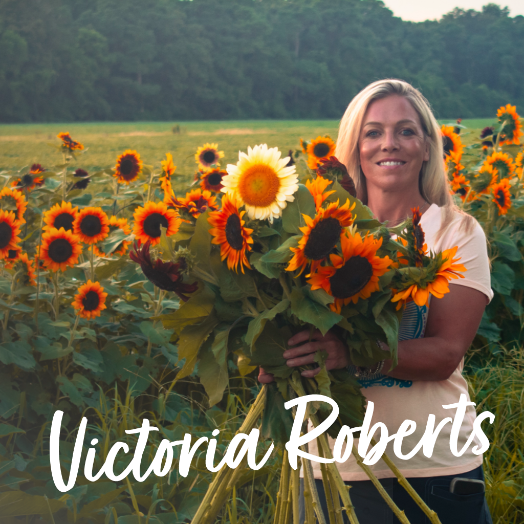 Victoria With Sunflowers 